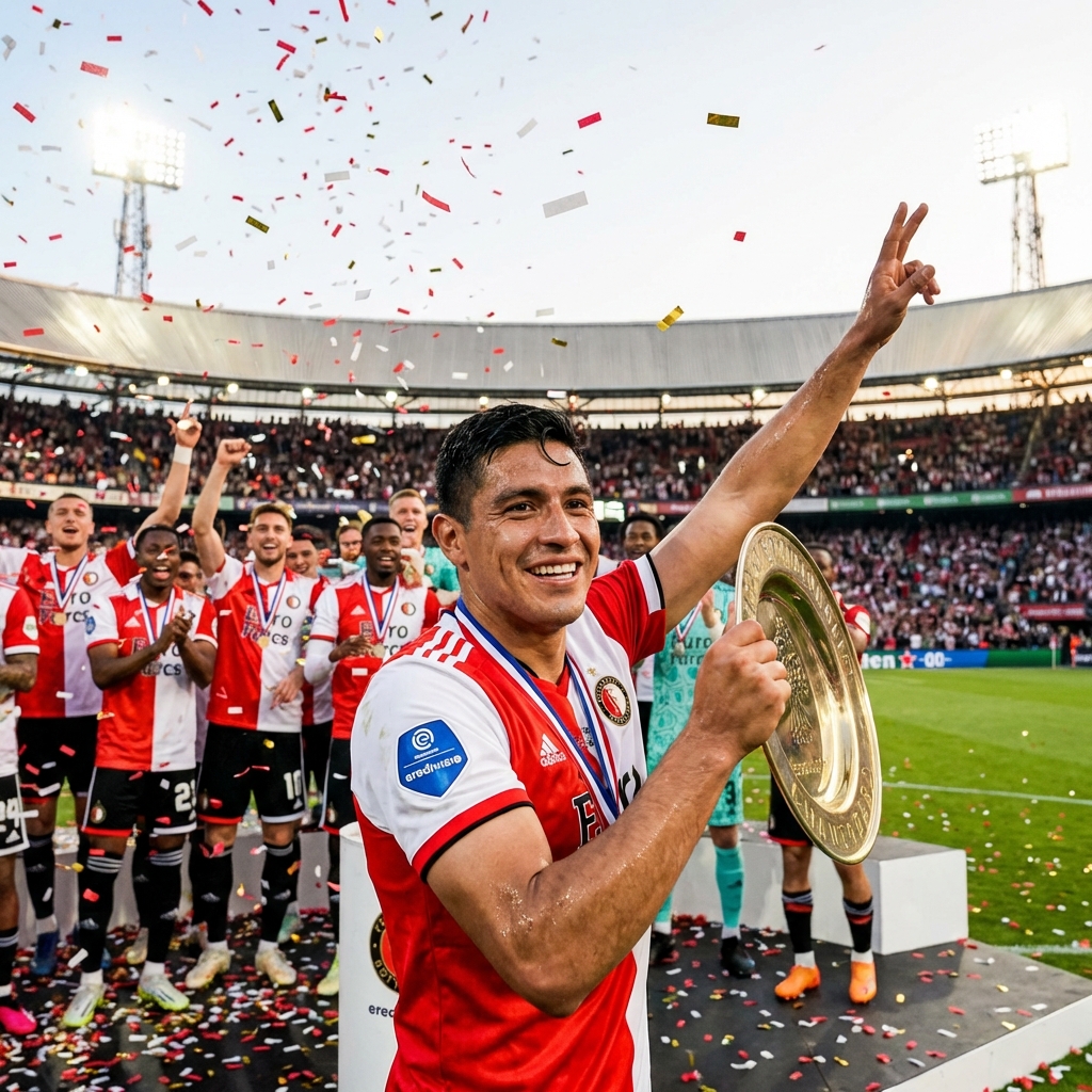 Santiago Giménez Feyenoord Campeón